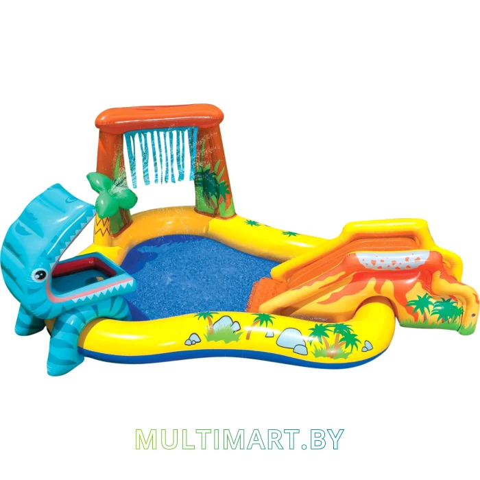 Надувной бассейн Intex Dinosaur Play Center 249x191x109 (57444)